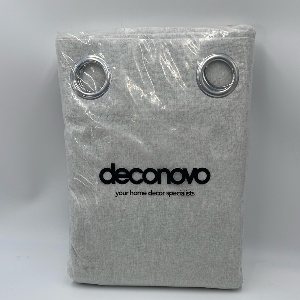 Deconovo Gray Curtains Width x Length
52x1 08inch (132*275cm) Set of 2